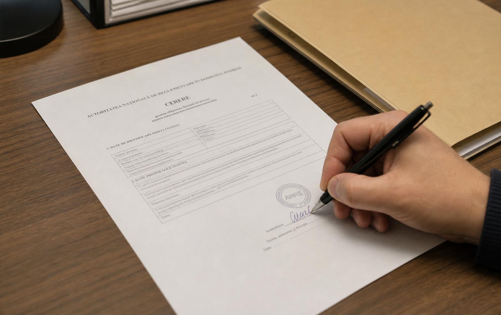 Documente oficiale, stilou și balanță pentru statut legal