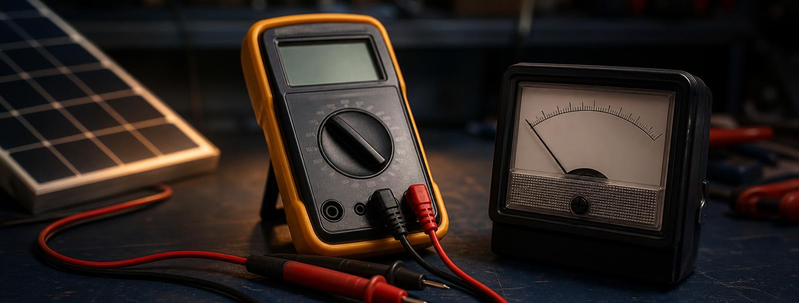 Instrument de măsură și cadran indicator pe fundal închis