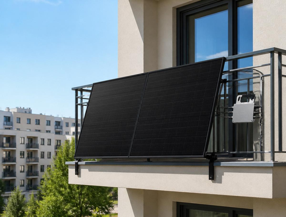 Kit balcon 800 Wp cu micro-invertor